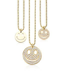 Pendant Explorer of Smiley jewellery chain with pendants