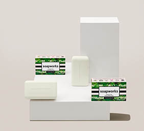 Packaging Explorer of Soap Works soap bars