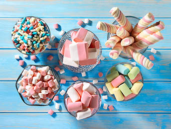 Food Photography of Marshmallows