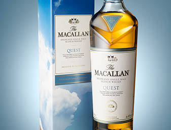 Whisky Explorer of Macallan whisky bottle and box set