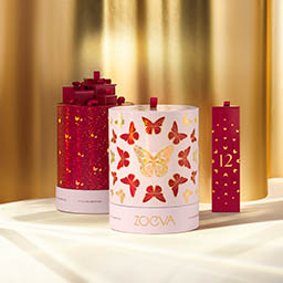 Coloured background Explorer of Zoeva Beauty Products