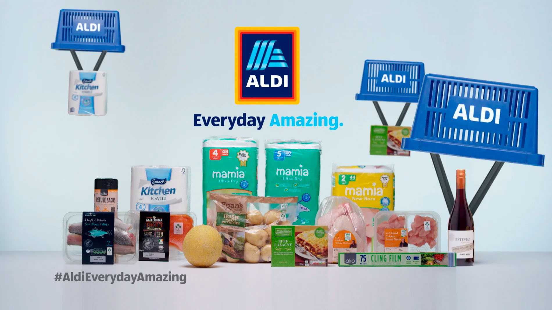 Advertising TV & End Frames Film of Aldi Baskets