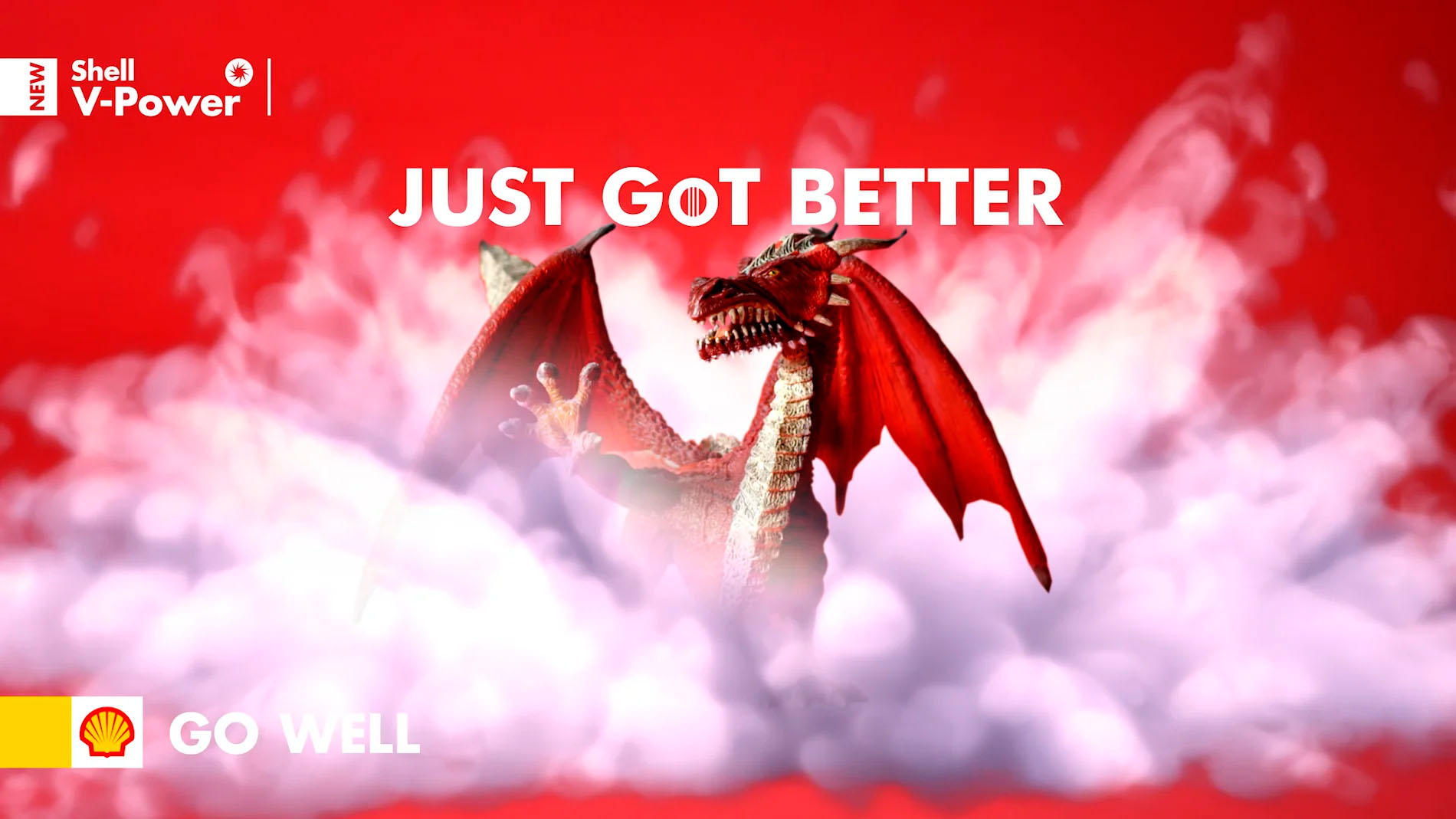 Advertising TV & End Frames Film of Shell V Power Dragon