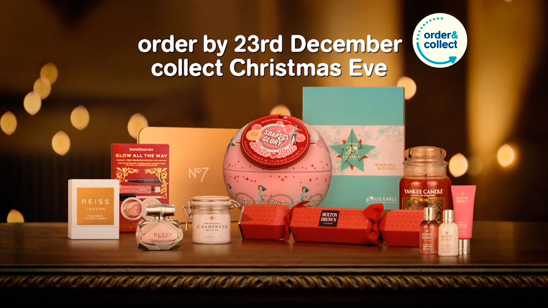 Advertising TV & End Frames Film of Boots Christmas Endframe