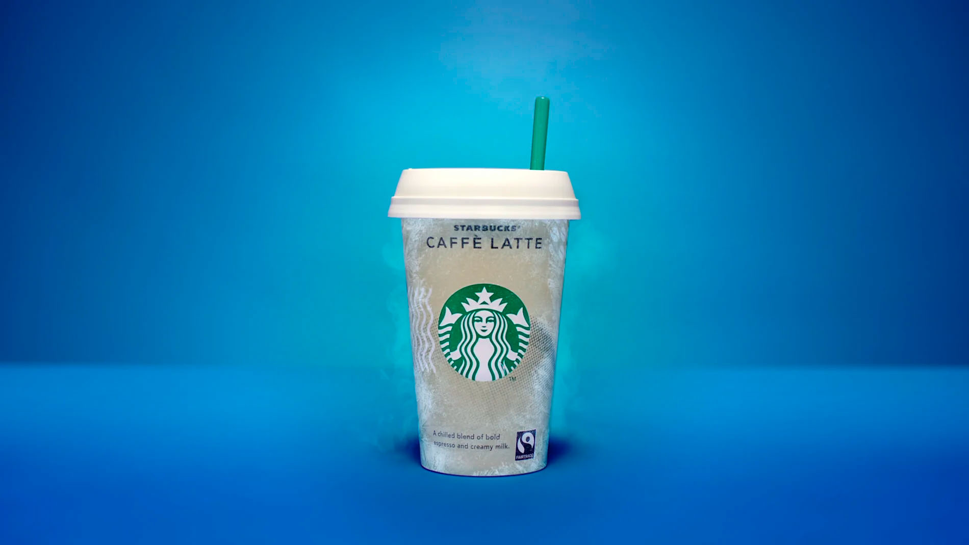 Advertising Liquids Film of Starbucks Latte