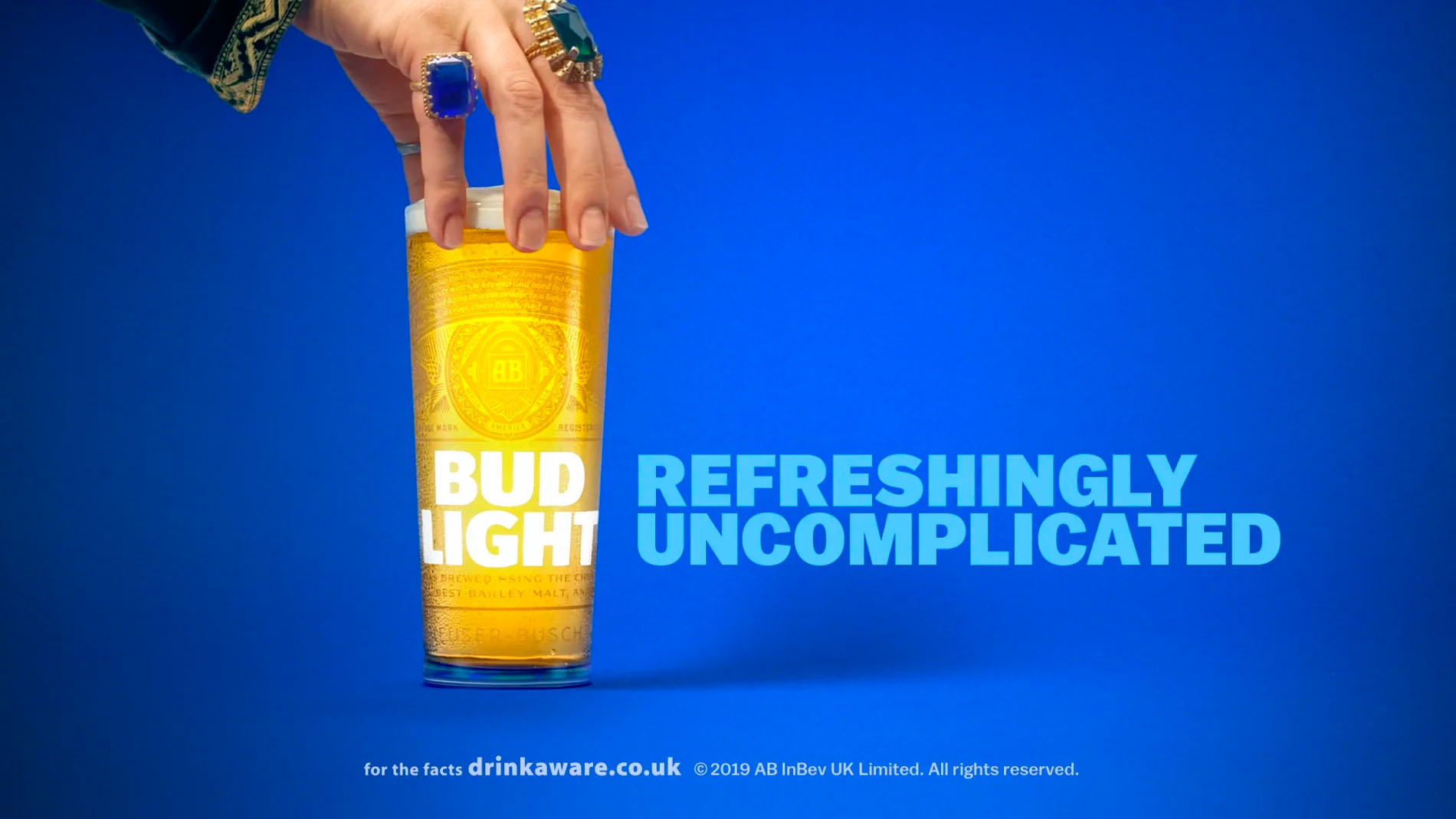 Advertising Liquids Film of Bud Light for Everyone Endframe