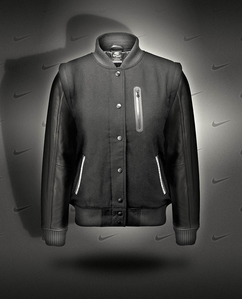 Packshot Factory - Mens fashion - Nike jacket on invisible mannequin