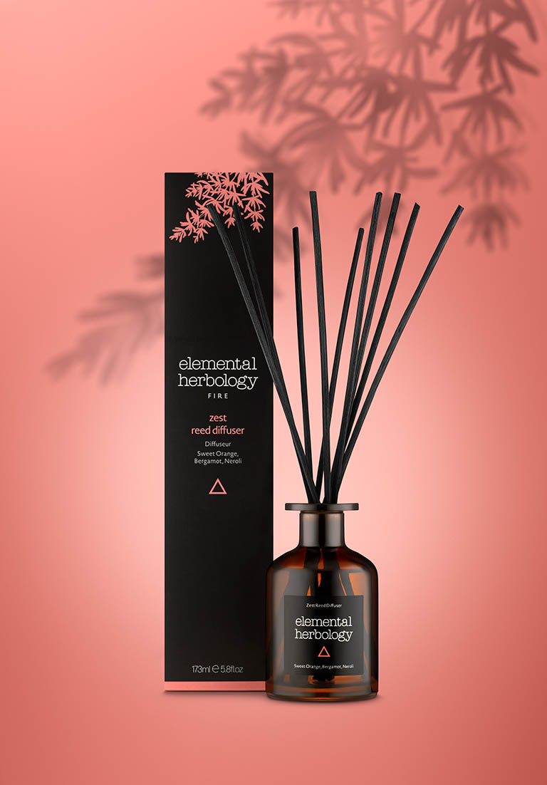 Still Life Product Photography of Elemental Herbology diffuser by Packshot Factory