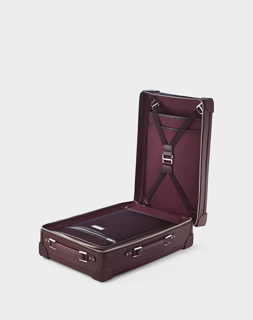 Still Life Product Photography of Tanner Krolle leather luggage by Packshot Factory