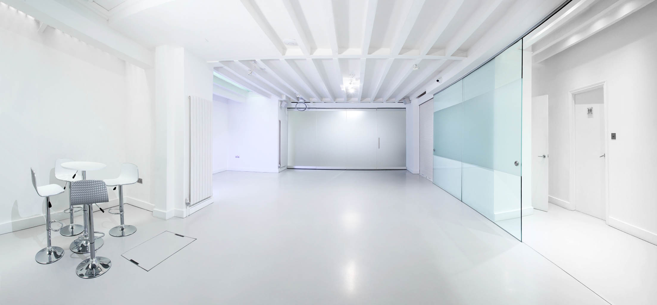 Basement sets floorspace of Packshot Factory's Central London Photography and Film studio