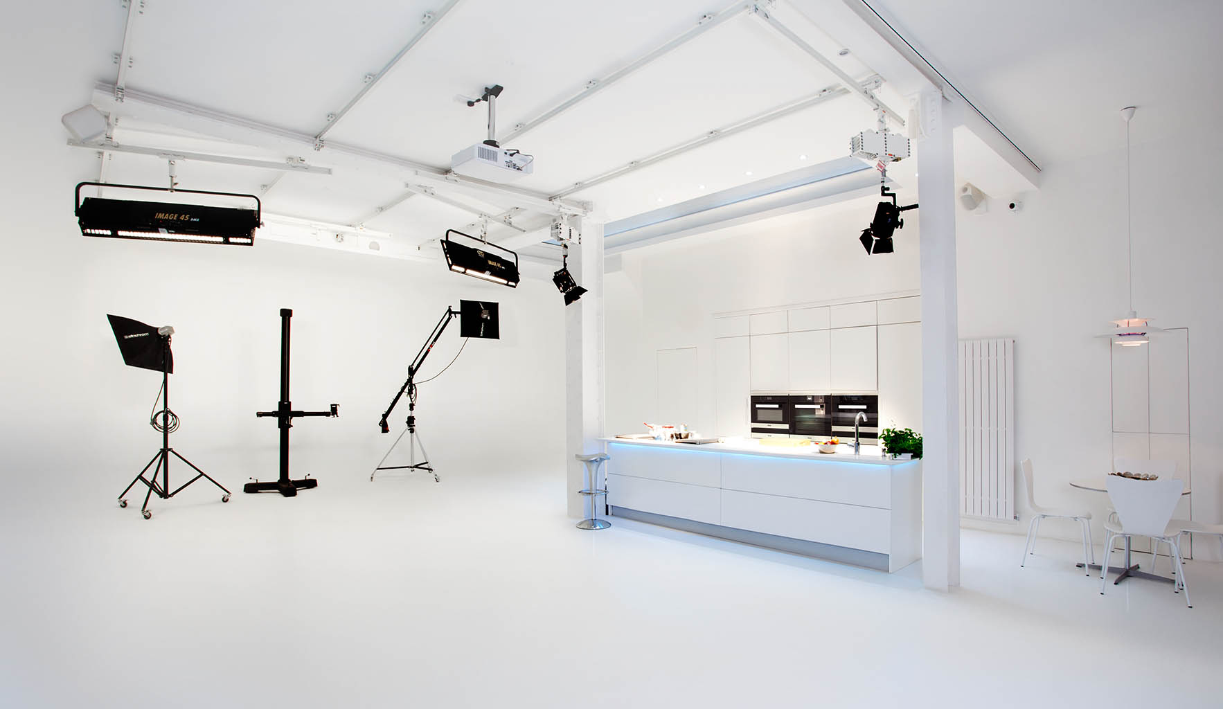 Icetank ground floor set of Packshot Factory's Central London Photography and Film studio