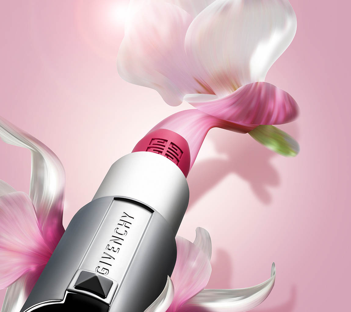 Creative Still Life Product Photography and Retouching of Givenchy lipstick by Packshot Factory