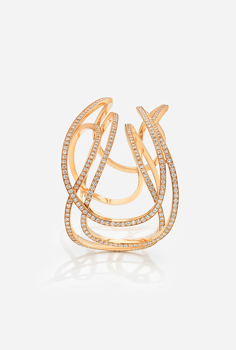 Packshot Factory - Rings - Mason Dauphin gold ring with diam