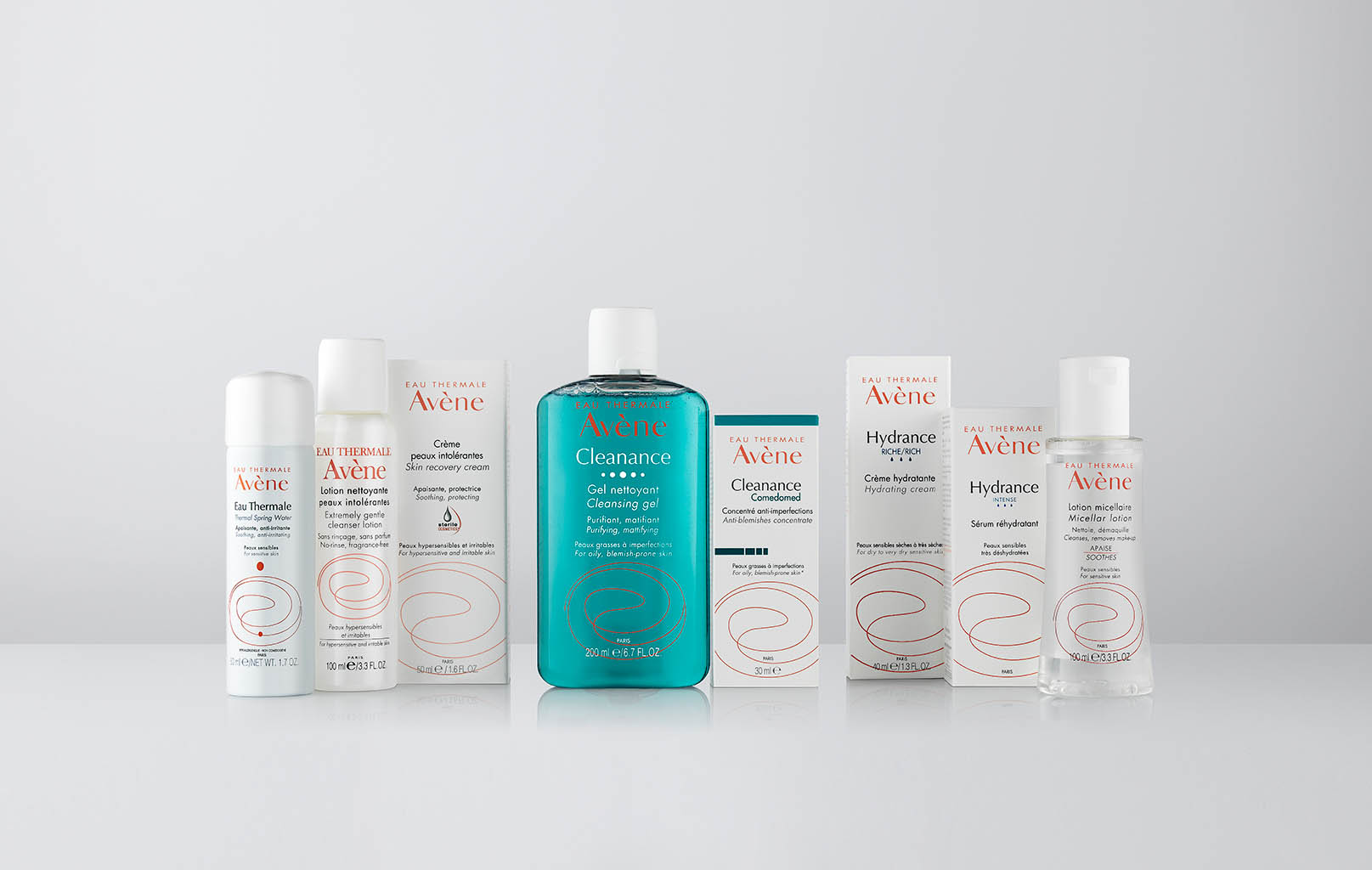 Packshot Factory - Skincare - Avene skin care products