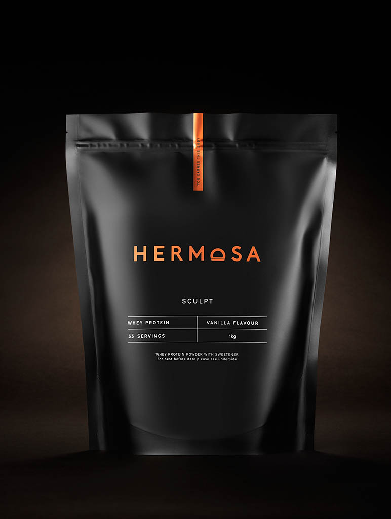 Packshot Factory - Snack - Hermosa protein powder pouch