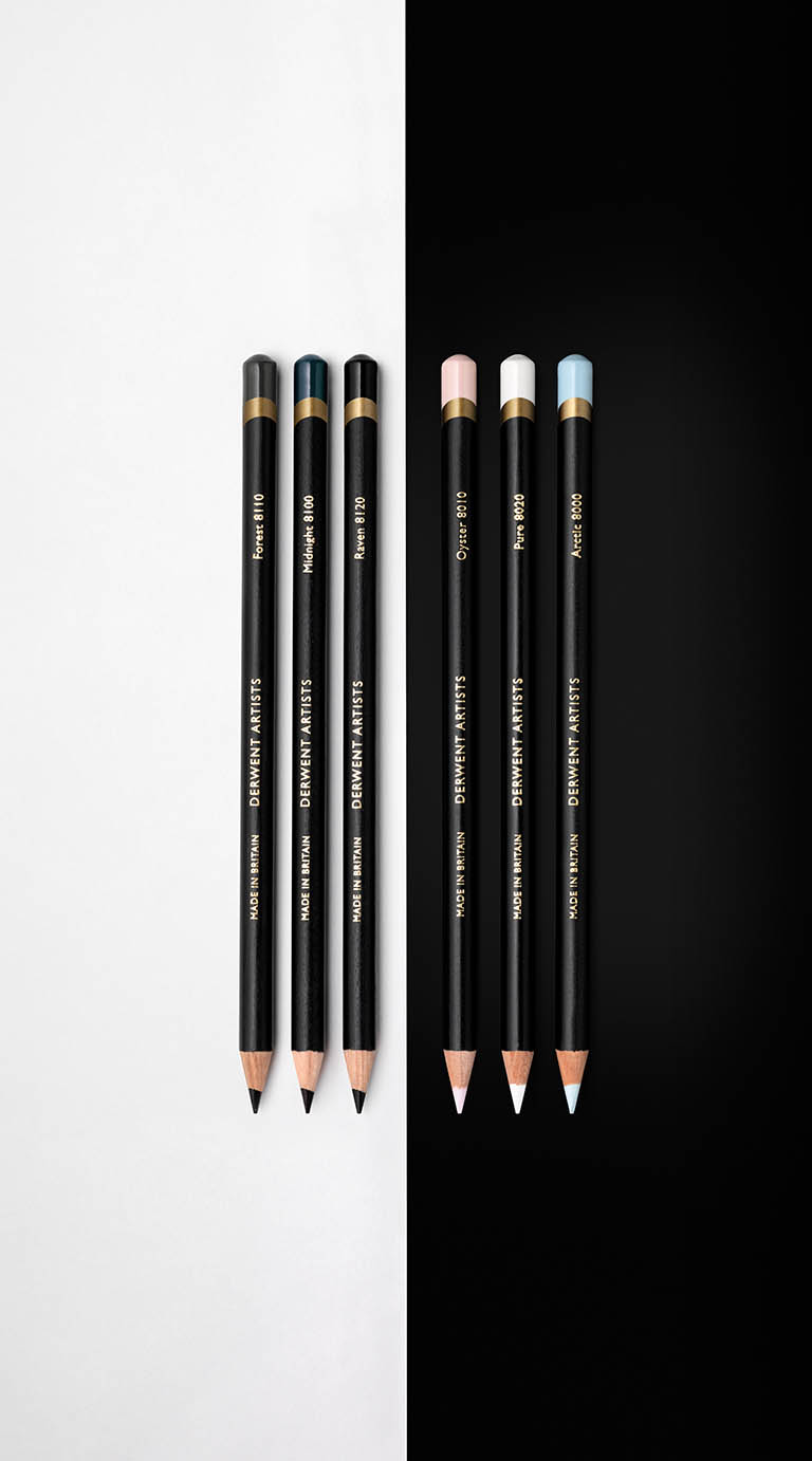 Packshot Factory - Stationery - Derwent art products pencils