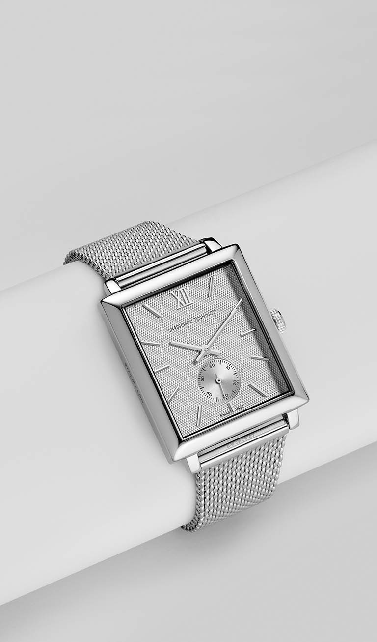 Watches Photography of Larsson & Jennings silver women's watch by Packshot Factory