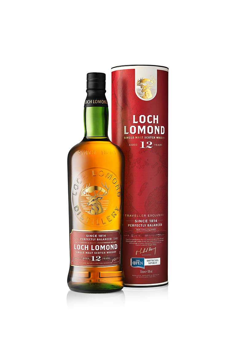 Packshot Factory - White background - Loch Lomond whisky bottles