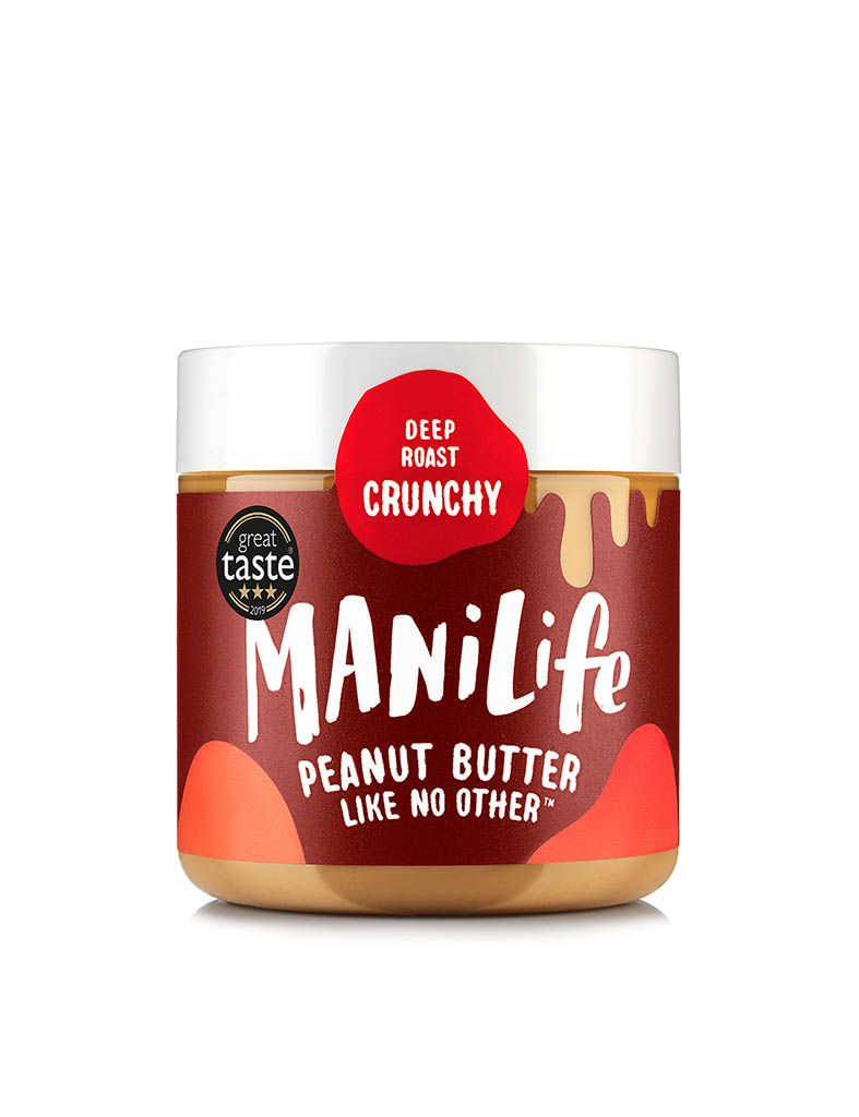 Packshot Factory - White background - Mani Life peanut butter jar